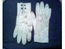 Лайковые женские перчатки 19 века из белой кожи 9 размера.